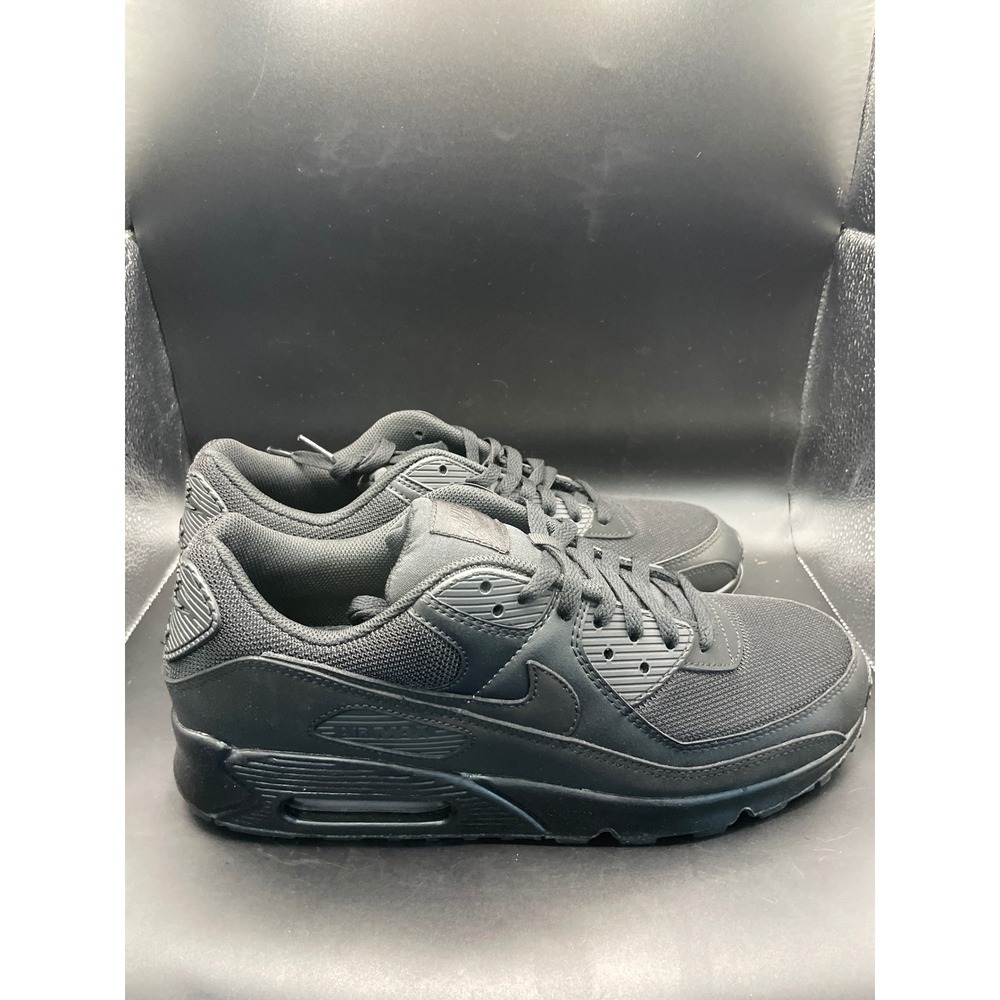 Nike Air Max 90 Triple Black Mens Shoes CN8490-003 Low Top Sneakers Blackout